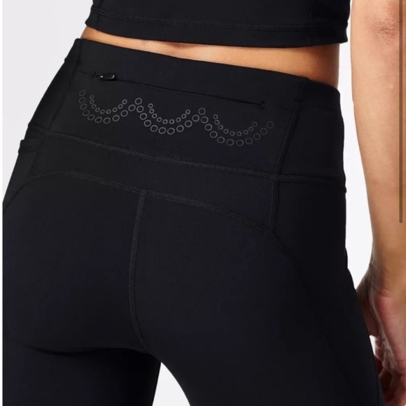 NWT Sweaty Betty Power Laser Cut
7/8 Workout Black Leggings Size 0 - Picture 2 of 11